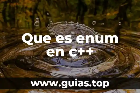 Domainupdown c que es 7 Que es enum en c++