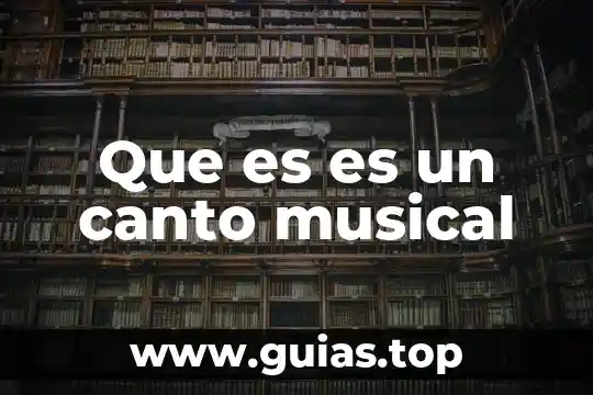 Qué es una teoría musical 5 Que es es un canto musical