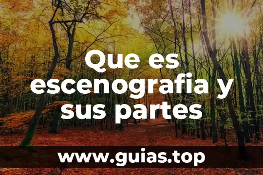 Partes del poema que es métrica 6 Que es escenografia y sus partes