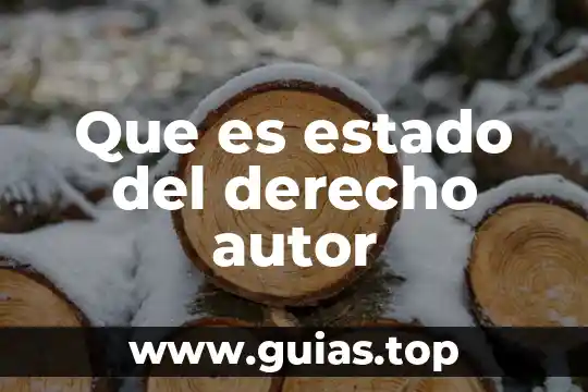 Autor de que es la psicología 4 Que es estado del derecho autor
