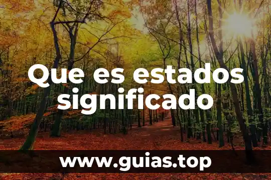 Que es desventaja significado y concepto 6 Que es estados significado