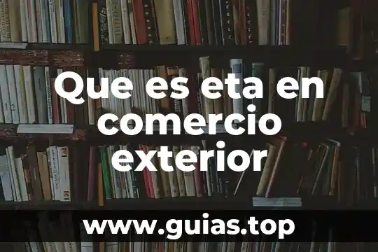 Qué es un número exterior 6 Que es eta en comercio exterior