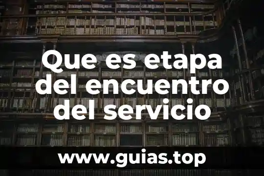 Que es el servicio medico subrogado 8 Que es etapa del encuentro del servicio