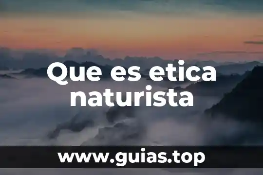 Qué es ética definición etimológica 4 Que es etica naturista