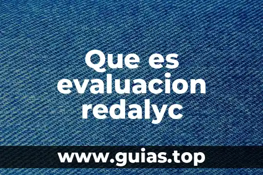 Que es la unidad terapeutica redalyc 5 Que es evaluacion redalyc