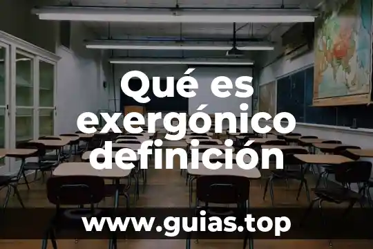 Qué es un evento político definición 4 Qué es exergónico definición