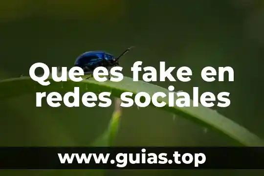 Recursos sociales que es 5 Que es fake en redes sociales