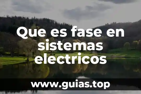Que es ser teniente militar 4 Que es fase en sistemas electricos