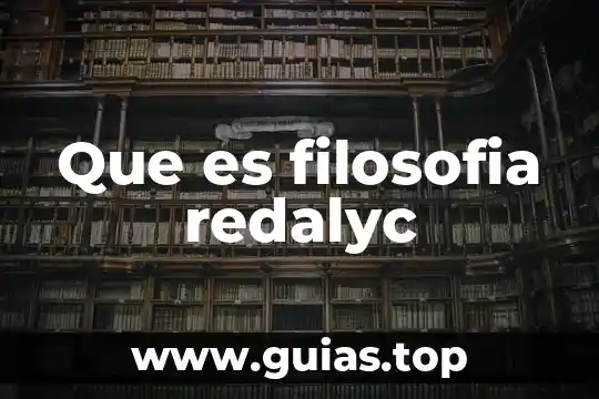 Examen que es la filosofia 3 Que es filosofia redalyc