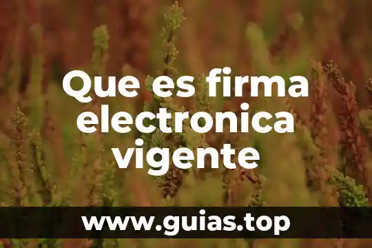Que es una firma digital para drivers 3 Que es firma electronica vigente