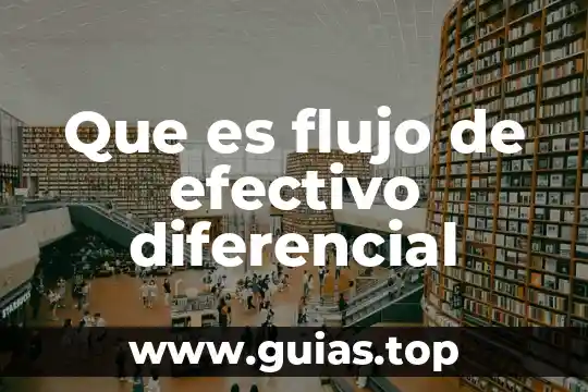 Que es el flujo del agua 8 Que es flujo de efectivo diferencial