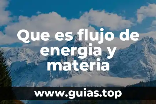 En materia civil que es la vias de apremio concepto 4 Que es flujo de energia y materia