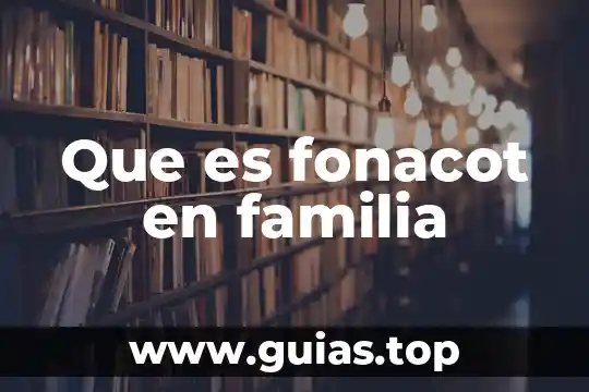Qué es la familia lógica TTL 3 Que es fonacot en familia