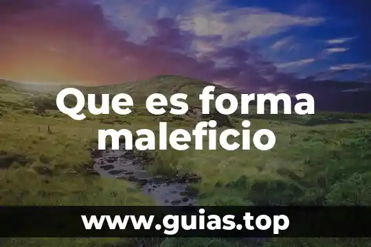 Qué es una forma en Word 8 Que es forma maleficio