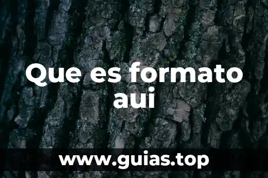 Formato edd que es 5 Que es formato aui