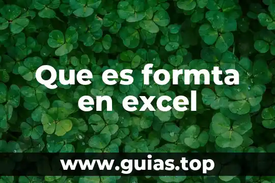 Que es una varianza en excel 7 Que es formta en excel
