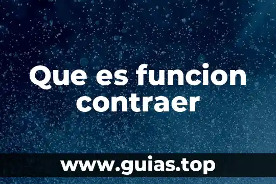 Que es funcion apelativo 4 Que es funcion contraer
