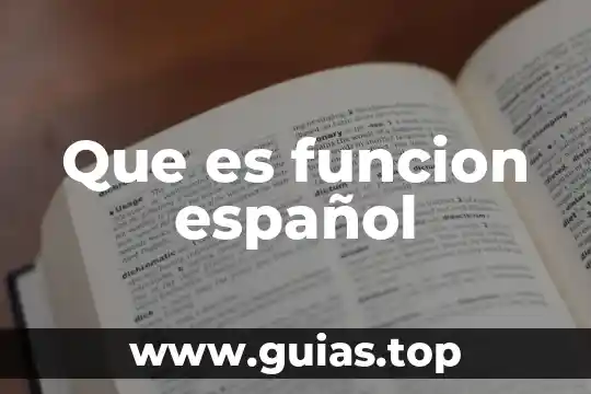 Que es un servicio comunitario en ingles y español 5 Que es funcion español