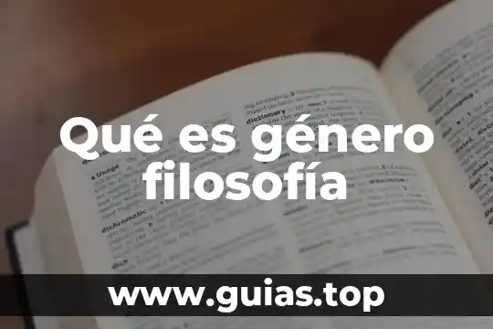 Qué es curiosidad filosofía 8 Qué es género filosofía