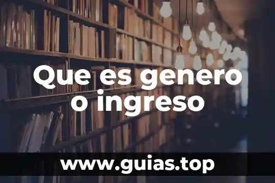 Que es ingreso nacional resultado etapa de la produccion 6 Que es genero o ingreso