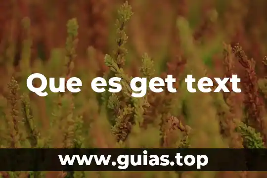 Que es text color 3 Que es get text