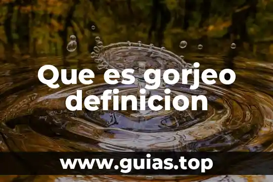 Qué es calibre definición 5 Que es gorjeo definicion