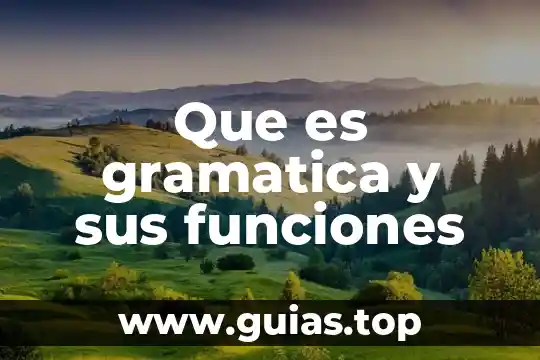 Que es el registro civil y sus funciones en mexico 3 Que es gramatica y sus funciones