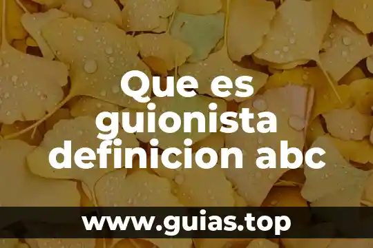 Qué es bienes concepto en definición abc 3 Que es guionista definicion abc
