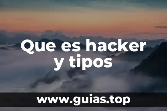 Raza que es y tipos 4 Que es hacker y tipos