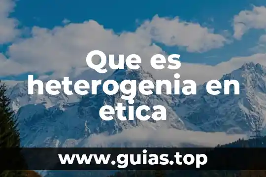 Qué es ética definición etimológica 8 Que es heterogenia en etica