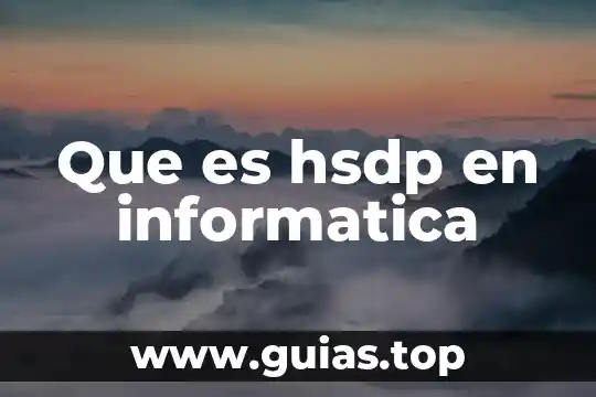 Qué es un texto oculto en informática 6 Que es hsdp en informatica