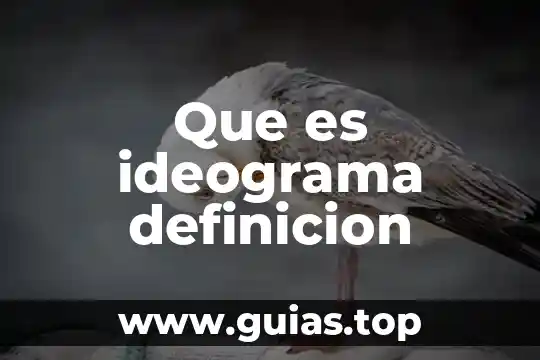 Qué es el Blog UNEA definición 6 Que es ideograma definicion