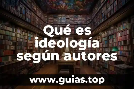 Qué es inducción según la filosofía 5 Qué es ideología según autores