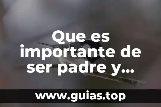 Por que es importante conocer a mi competencia 7 Que es importante de ser padre y madre