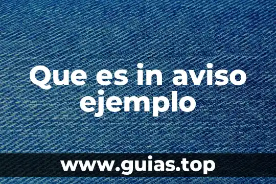 Que es competitividad en una empresa ejemplo 7 Que es in aviso ejemplo