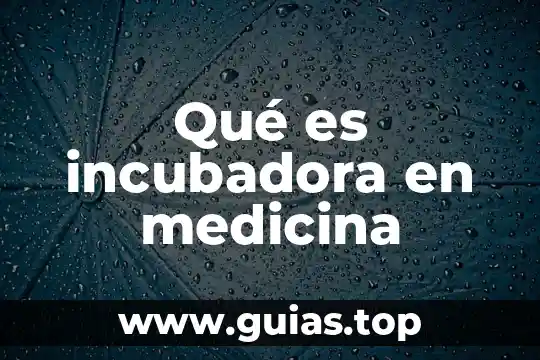 Que es fecundacion medicina 4 Qué es incubadora en medicina