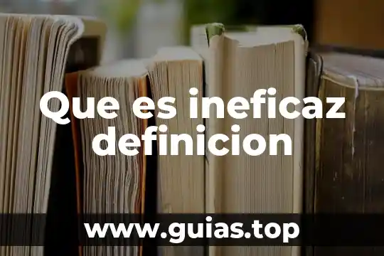 Qué es tutoría definición y concepto 4 Que es ineficaz definicion