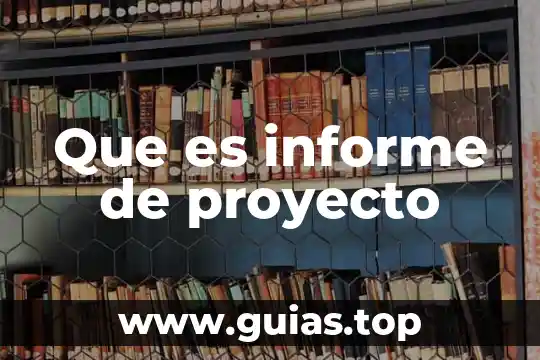 Libra que es fuego o aire 5 Que es informe de proyecto