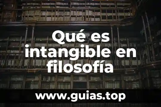 Qué es curiosidad filosofía 6 Qué es intangible en filosofía