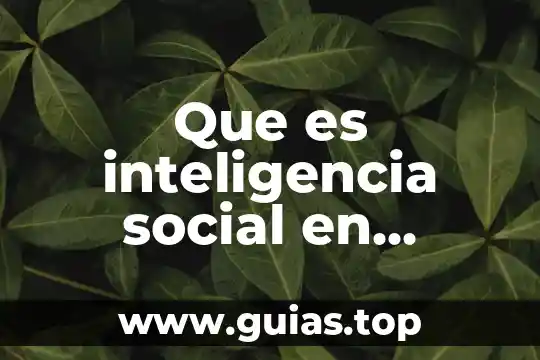 Que es percepcion de la realidad social 7 Que es inteligencia social en psicologia