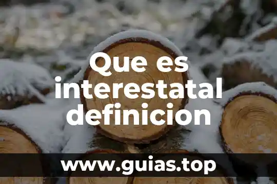 Qué es un equipo portuario definición 4 Que es interestatal definicion