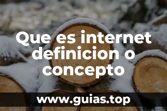 Qué es absorta definición 4 Que es internet definicion o concepto