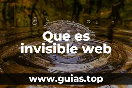 Que es la web eprints 7 Que es invisible web
