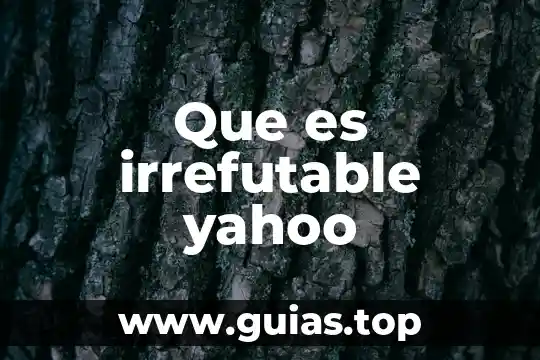 Que es ser esteril yahoo 7 Que es irrefutable yahoo