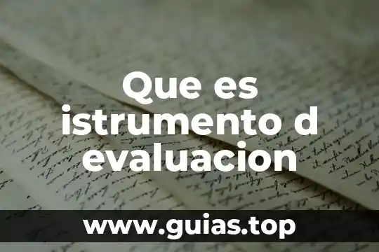 Que es proceso de perforacion d pozos de agua 6 Que es istrumento d evaluacion