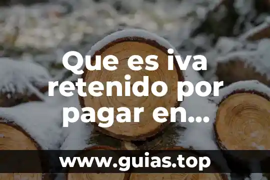 Que es el iva y sus tipos 8 Que es iva retenido por pagar en contabilidad