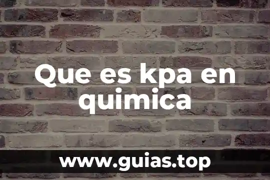 Que es un compuesto saturado en quimica 8 Que es kpa en quimica