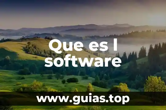 Que es ers software 4 Que es l software