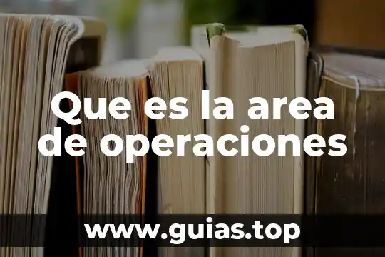 Que es pensamiento de diseño 5 Que es la area de operaciones