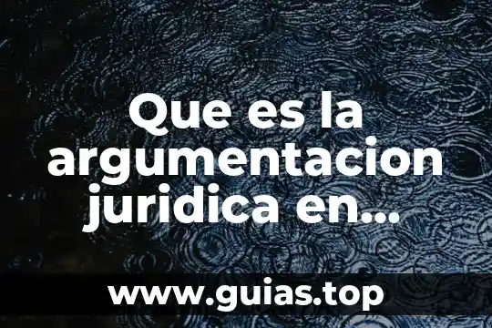 Para la lógica jurídica que es la jurisprudencia del concepto 4 Que es la argumentacion juridica en derecho